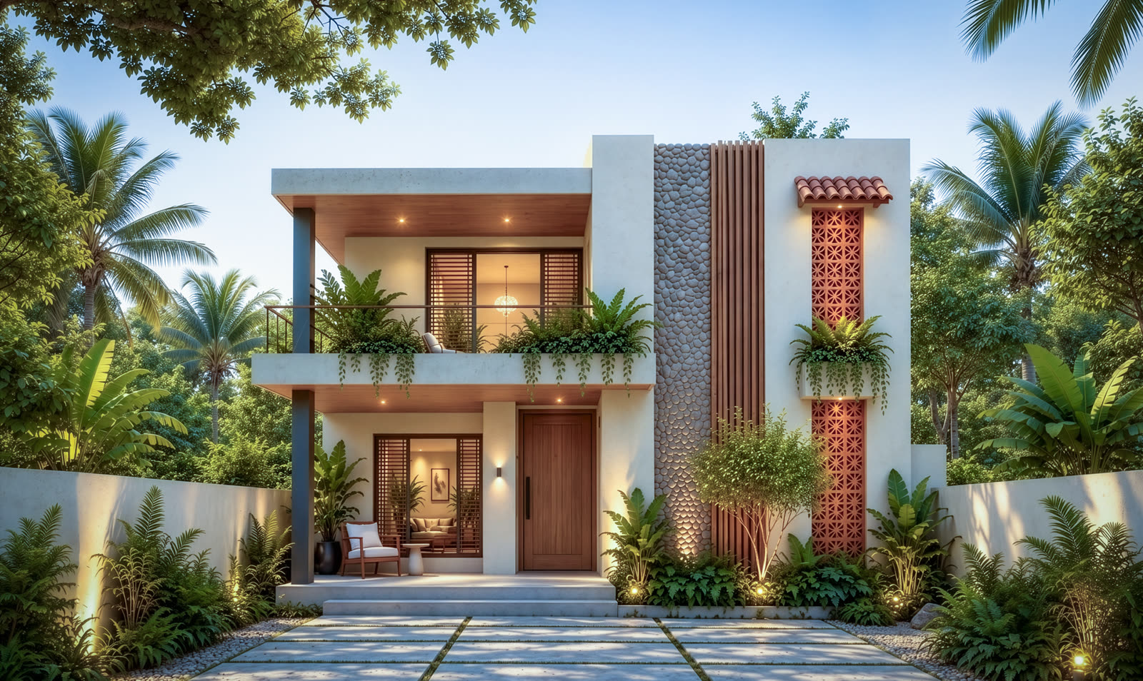 Duplex villa design