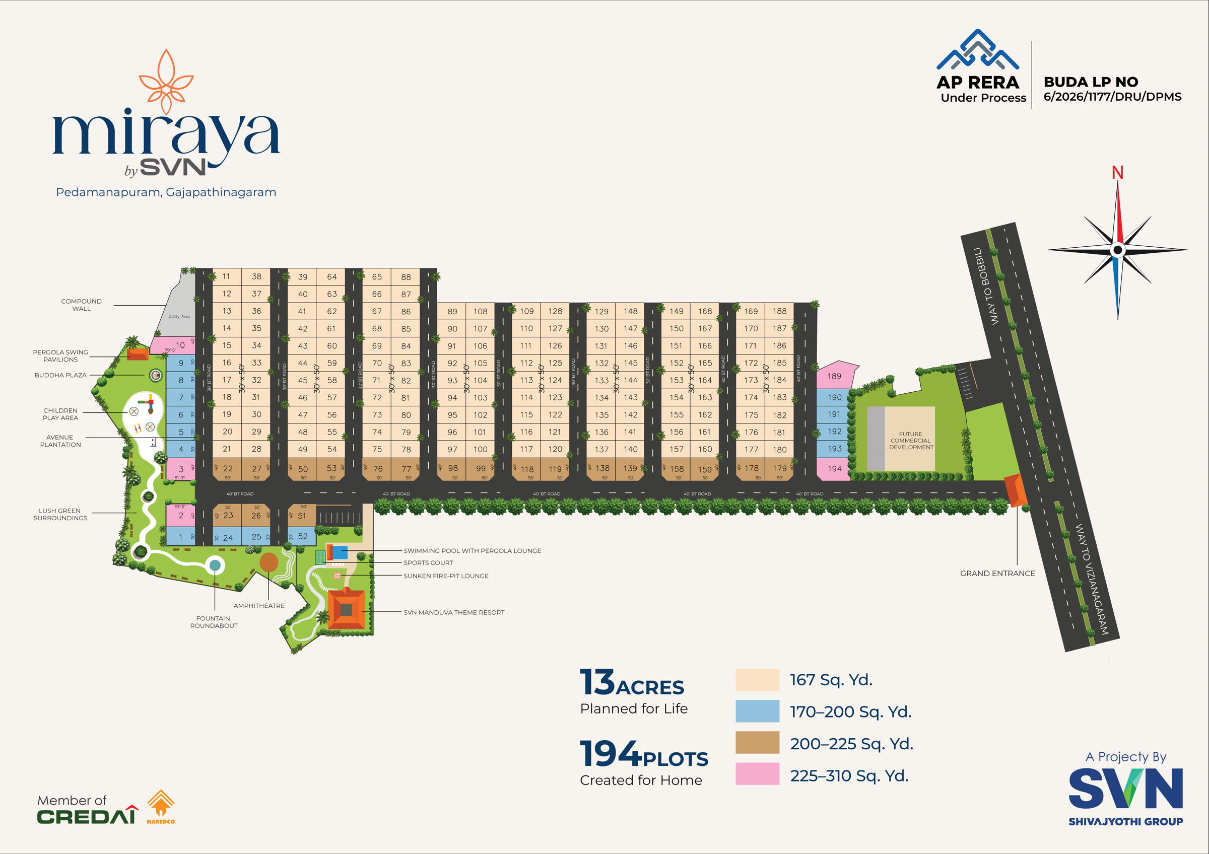 miraya by SVN master layout plan