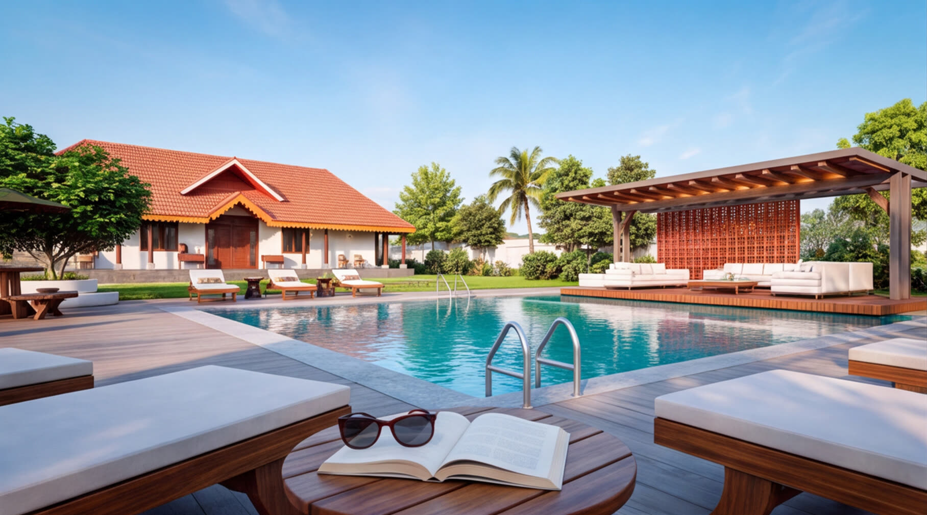 Poolside loungers