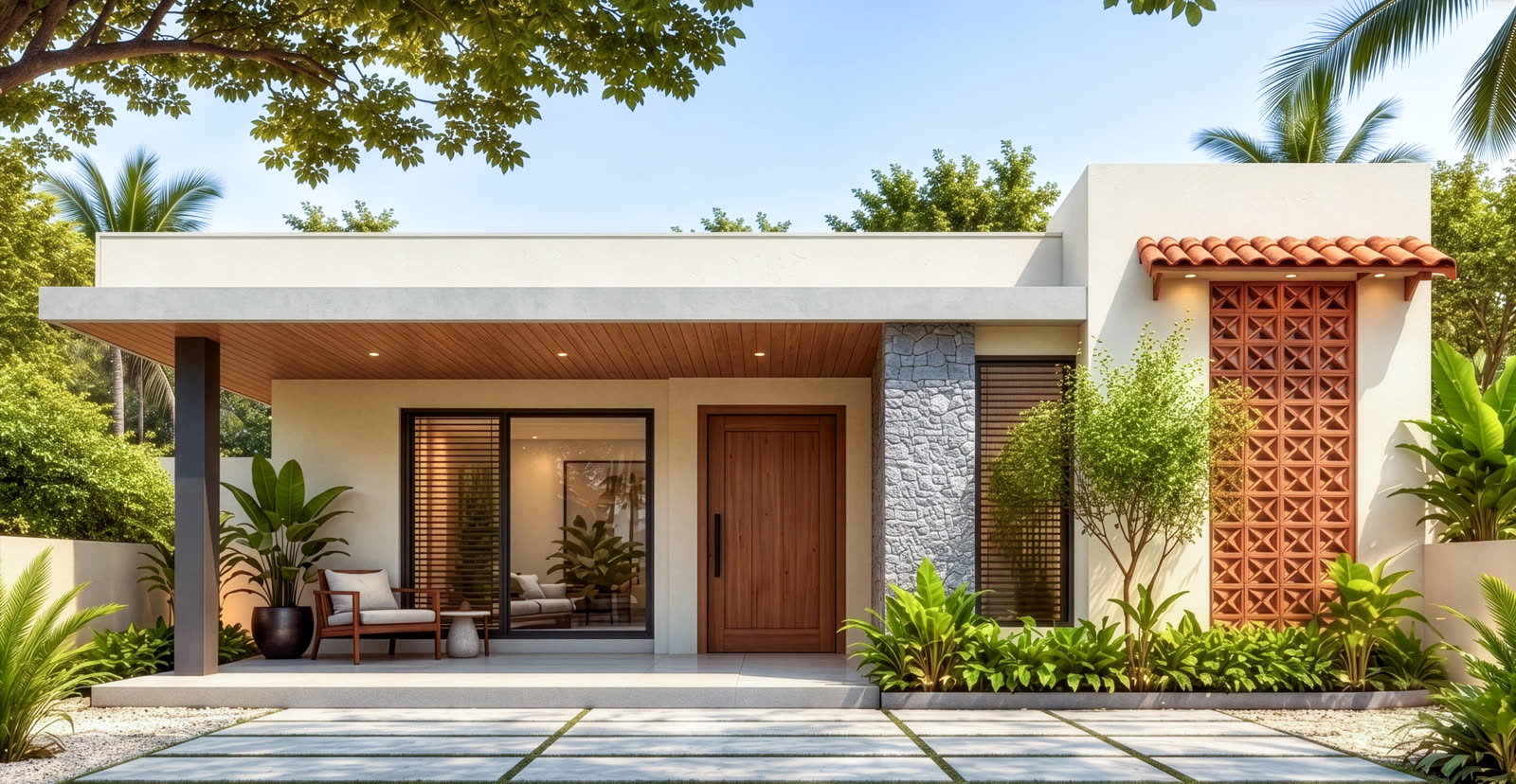 Simplex villa design